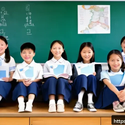 Home 17 성교육과 성적 금기 - A diverse group of early adolescents sitting in a bright, welcoming classroom environment, engaged i...